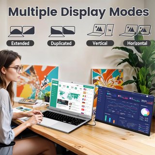 KEFEYA monitor portátil ligero alta resolución