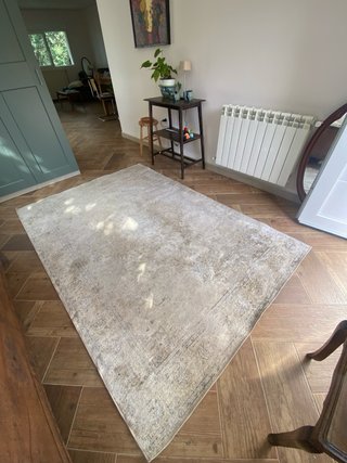 Alfombra Zara Home Beige y Gris