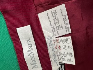 Gonna Max Mara Rossa Taglia S