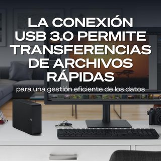 Seagate disco duro externo 6TB rápido