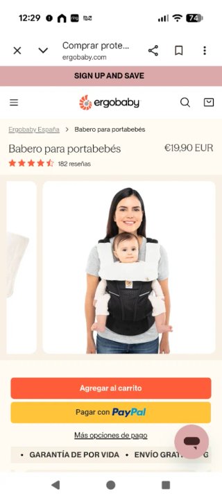 Mochila Ergobaby Omni 360 Dream Pearl Grey