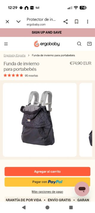 Mochila Ergobaby Omni 360 Dream Pearl Grey