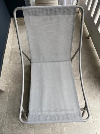 Sofá Terraza/Balcón Beige y Gris