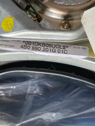 Airbag Audi 3 radios slin