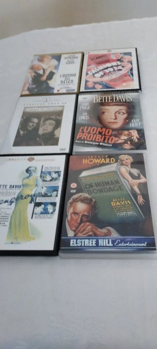 Lote 6 Películas DVD Bette Davis