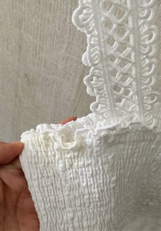 Vestido Ibicenco Blanco Talla Única