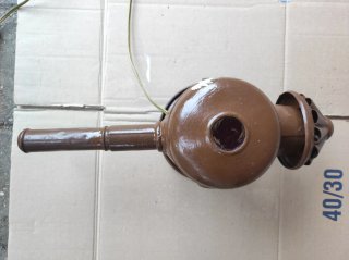 Lampada carrozza anni 50-60 elettrificata