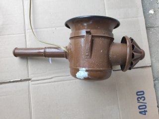 Lampada carrozza anni 50-60 elettrificata
