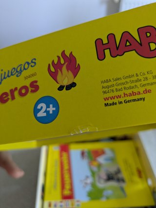 Juego HABA Los bomberos 2+