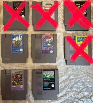 Lote 4 Juegos NES