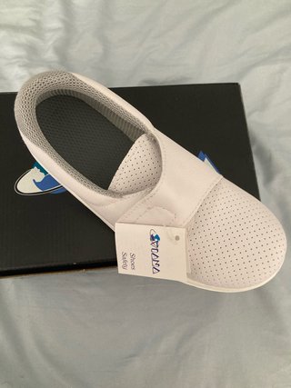 Zapatos de trabajo DIANA blancos