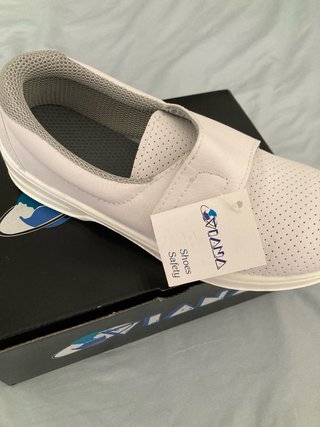 Zapatos de trabajo DIANA blancos
