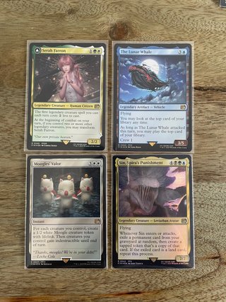 Lote Cartas Magic Final Fantasy Raras FOIL