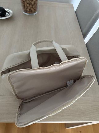 Bolso blanco charol mujer