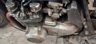 Kawasaki KZ550 Naked Azul