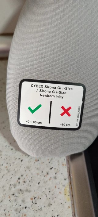 Adaptador recién nacido silla Cybex