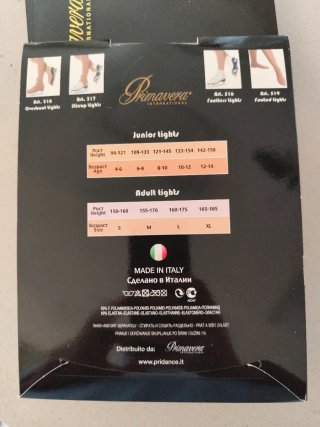 Medias de patinaje artístico Primavera