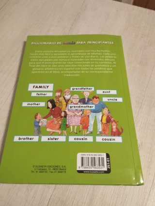Libro Diccionario de ingles para principiantes