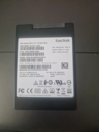 SanDisk SSD X600 512GB SATA 2.5 OPAL