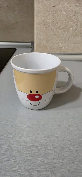 Caneca Pai Natal Divertida Cerâmica
