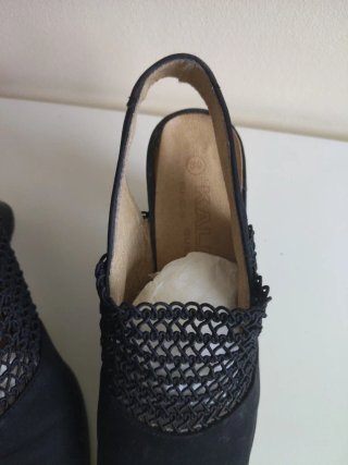 Zapatos de fiesta negros tacón