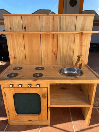 Cocina de Juguete de Madera + Accesorios