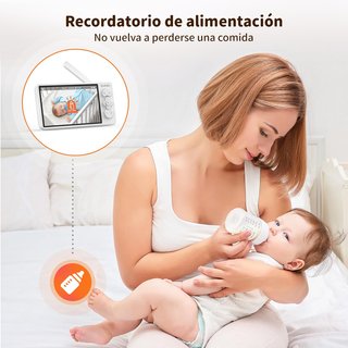Cámara vigilancia bebé con pantalla LCD