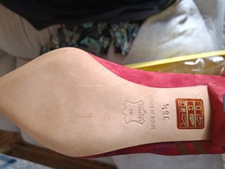 Zapatos de tacón cuadros varias tallas