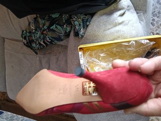 Zapatos de tacón cuadros varias tallas