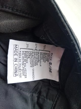 Pantalón largo mujer negro