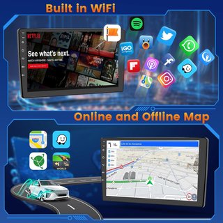 Inefala autorradio Android 9" CarPlay GPS