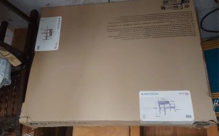 Banco de madera para jardín plegable
