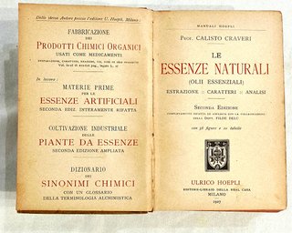 Manuale Hoepli - C. Craveri - Essenze Naturali
