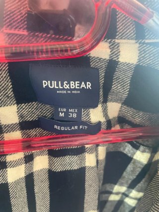 Camisa cuadros Pull&Bear Talla M