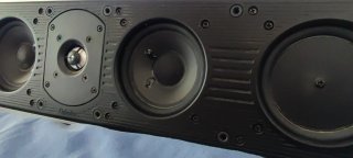 Altavoz Central Definitive Negro/Plata