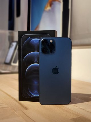 IPHONE 12 PRO MAX 128GB AZUL 100% BATERÍA