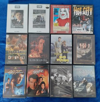 Lote de 12 películas DVD