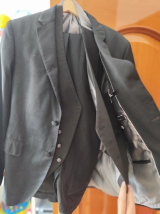 Traje completo hombre negro