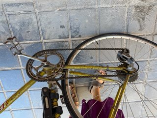 Bicicleta Legnano Vintage Amarilla