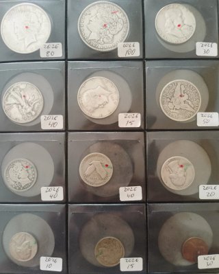 Monedas antiguas Estados Unidos...
