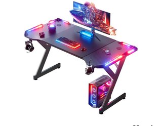 Scrivania da Gaming Nera 120cm