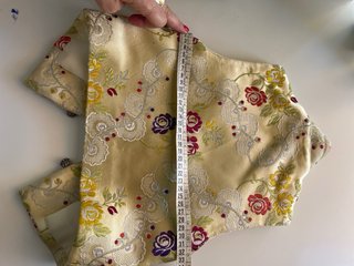 Chaleco niño fallero amarillo floral