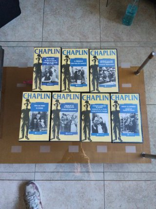 Colección VHS Chaplin y Laurel & Hardy