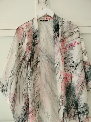 Kimono floral aba talla XL