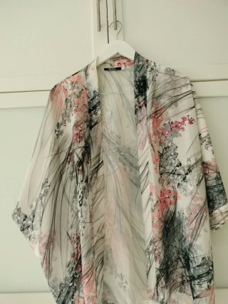 Kimono floral aba talla XL