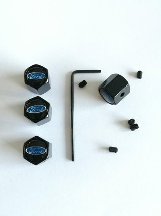 TAPONES VALVULAS FORD NEGROS ANTIRROBO