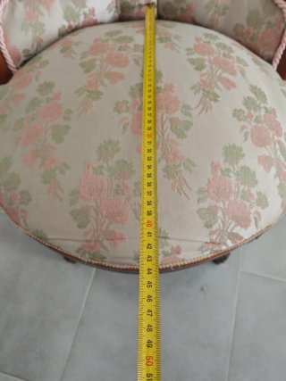 Silla Isabelina Tapizada Flores