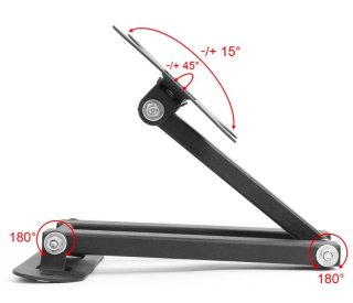 Staffa TV 10"a 32" Braccio Supporto Monitor Parete