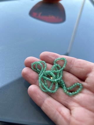 Collana Smeraldi 18ct Oro 1.4gr colombia