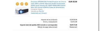 Proyector Digital LC350 con conversor HDMI